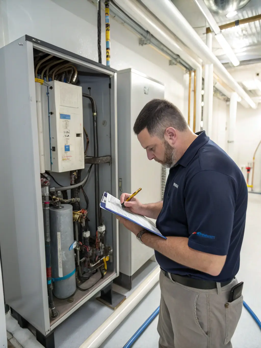 A visual representation of Greensmart's predictive maintenance feature, highlighting how it anticipates equipment failures and schedules maintenance to prevent costly downtime.